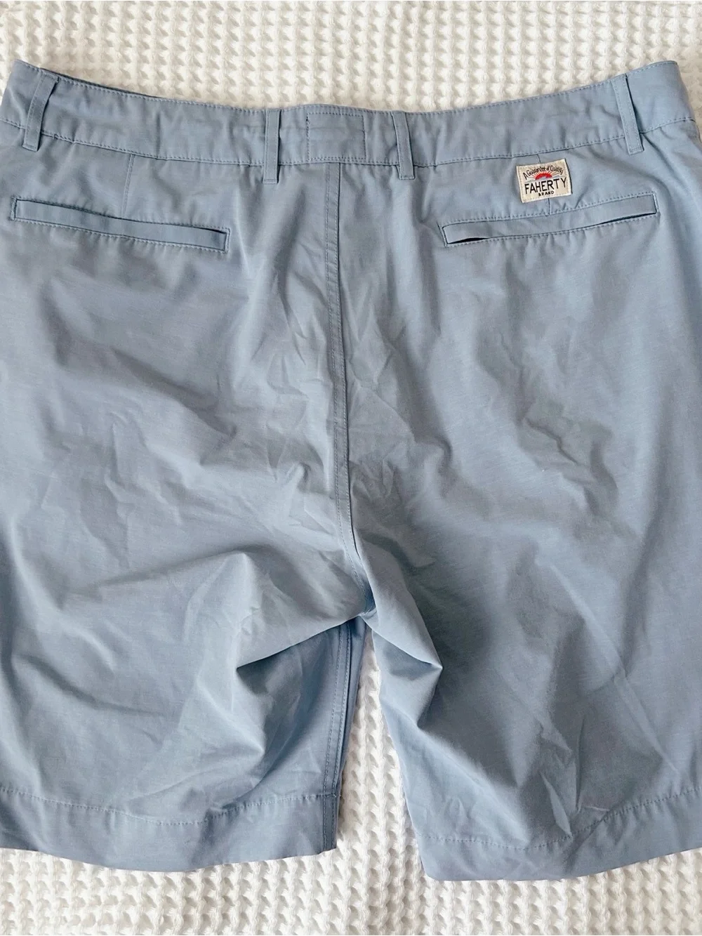 FAHERTY belt loop all day shorts blue 36